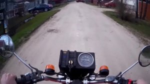 Легкий тест драйв мотоцикла ИЖ Планета 4