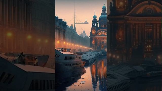 Нейросеть нарисовала  Москву и Санкт-Петербург в 2100 году смотреть онлайн
