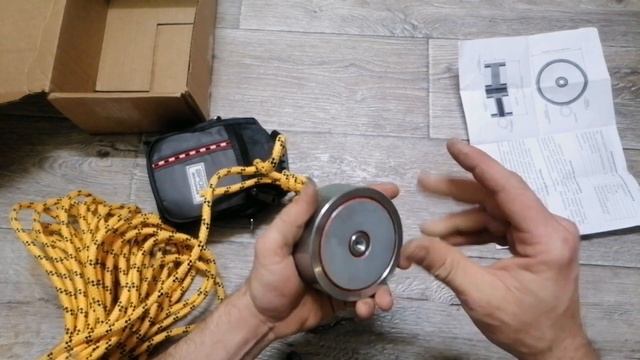ОБЗОР ПОИСКОВОГО МАГНИТА F 400. РЫБАЛКА НА ПОИСКОВОЙ МАГНИТ. ЗАКИДУЮ МАГНИТ В СТАРЫЙ КОЛОДЕЦ.