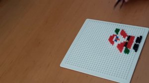 КАК СДЕЛАТЬ ДЕДА МОРОЗА ИЗ ТЕРМОМОЗАИКИ