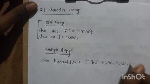 2D character array in C | Strings In C - Part -4 | Bhaskar sir