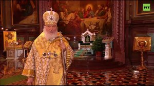 Рождественская служба в храме Христа Спасителя — LIVE