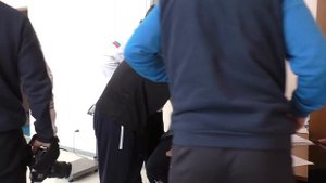 Взвешивание борцов. Республиканский турнир в Эльхотово.