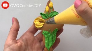 Цветы из айсинга насадкой