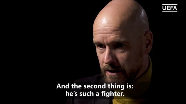 TEN HAG tries to recognize his AJAX players from baby photos!!