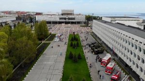 9 мая, Ульяновск с квадрокоптера 4К 2021 Aerial