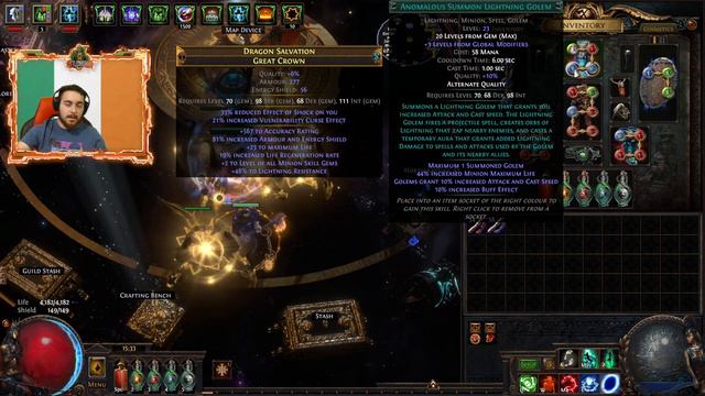 POE 3.19 MIGHT BE ONE OF THE STRONGEST GOLEMS, BOSS BUILD SUMMON STONE GOLEM