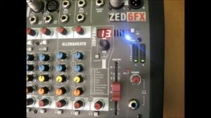 Allen&Heath Zed6Fx- подробный обзор блока эффектов (RUS)