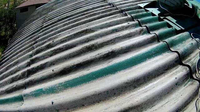 Мой опыт покраски крыши /кровли из шифера.