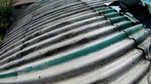 Мой опыт покраски крыши /кровли из шифера.