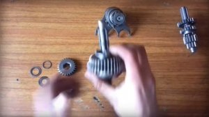 #Как собрать коробку передач на мопеде альфа когда она рассыпалась#