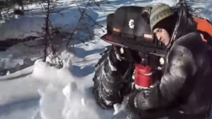 Квадроцикл Сокол, зимние забавы 04 02 2016