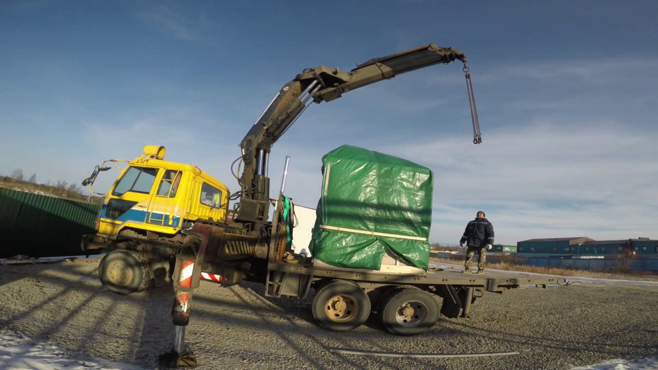 Кран Манипулятор.Тетрис из каркасно модульных домов. смотреть онлайн