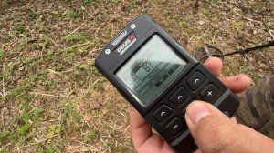 Проверка деус 1 и деус 2. Реакция на пустую закопанную яму . Это был не пятак.