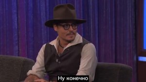 Джонни Депп в гостях у Джимми Кимела