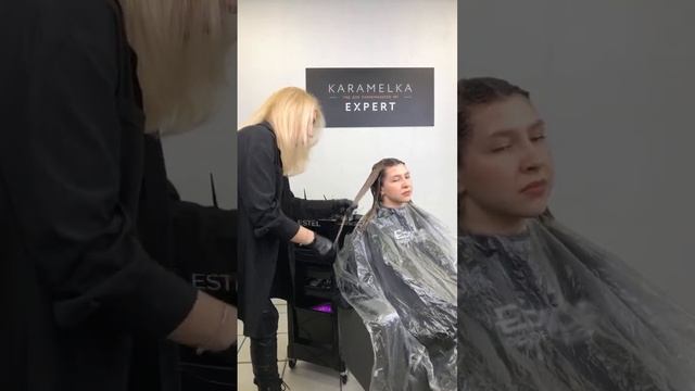 Растяжка цвета на красителе бренда Epica
