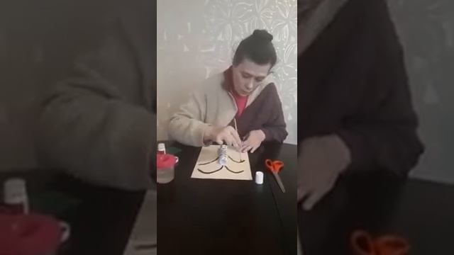 Аппликация и рисование "Березка" смотреть онлайн