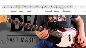 The Beatles - Rain /// BASS LINE [Play Along Tabs]