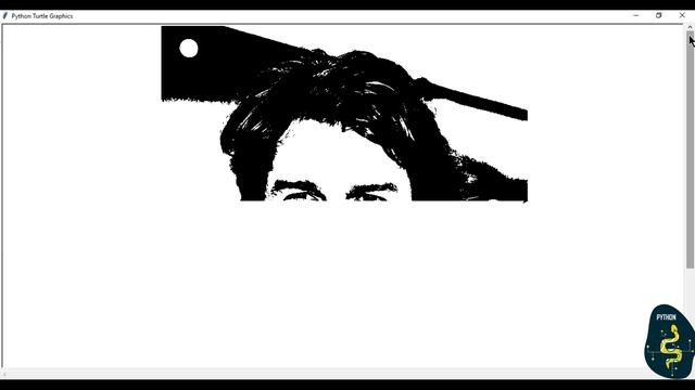 Tom Cruise Sketch Using Python Sketchpy | Python Programming Hub
