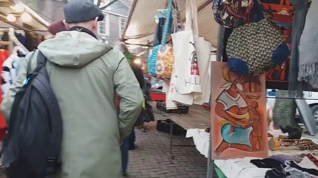 ?Прогулка по Амстердаму, РЫНОК, ЭКСКЛЮЗИВНЫЕ изделия из дерева. смотреть онлайн
