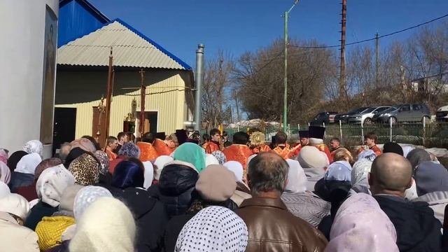 Служба в храме Дмитрия Солунского.»г.Каменка»10.04.2018г.