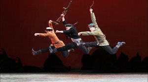 Хореографическая картина "Партизаны". Балет Игоря Моисеева.