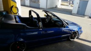 Schöner Getunter VW Golf 3 Cabrio beim Tuning Treffen Würzburg Rottenbauer