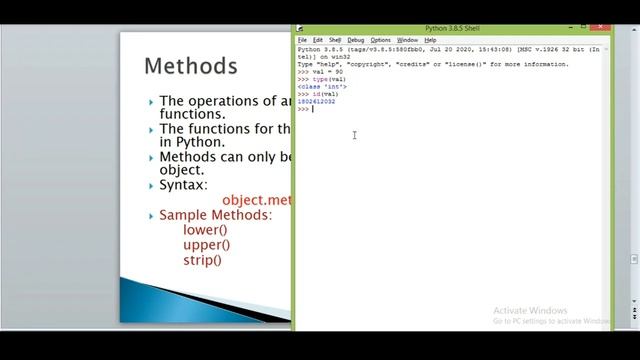 Objects and Methods | Python Programming Language | EduTut | Learn Easily in Tamil