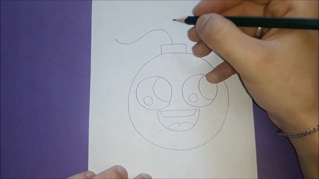 Как нарисовать БОМБУ? Kawaii смотреть онлайн