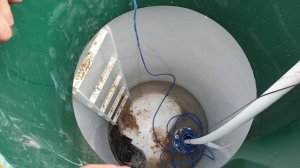 Монтаж пластикового кессона и септика в песчанный грунт