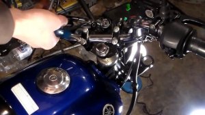 Как снять руль на мотоцикле YAMAHA YBR 125