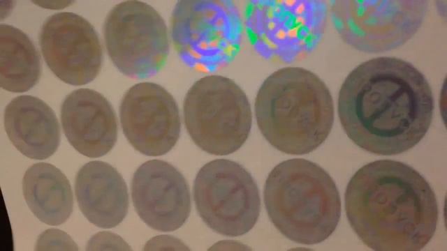 Голограммы, голографические наклейки смотреть онлайн