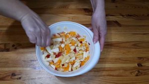 Быстрый и лёгкий десерт. Сметанное желе с фруктами