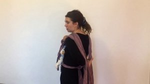 Как намотать май-слинг из шарфовой ткани Diva. Шарфомай.
