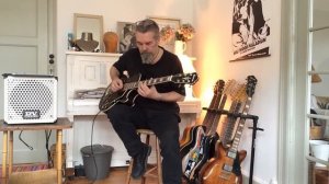 Ibanez AG95 and DV Mark Little Jazz amp. 😬👍🏼