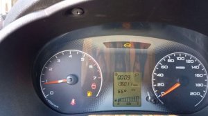 Lada Granta 2012г. замена ПО приборной панели.