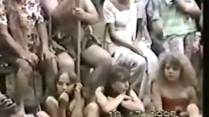 Праздник Нептуна на базе отдыха ИЯФ СО РАН "Разлив". 1997 год