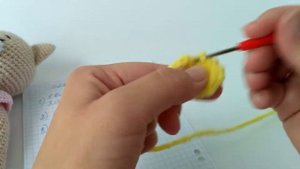 Амигуруми кошка. Мастер класс как связать мордочку. Из пряжи softy.