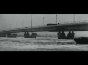 Открытие ПЕРВОЙ ОЧЕРЕДИ Островного моста в Риге 26.12.1975.