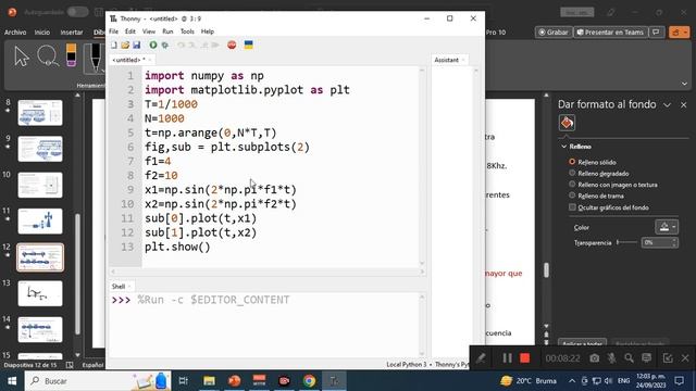 Como graficar señales (ondas) en Python con numpy y matplotlib смотреть онлайн