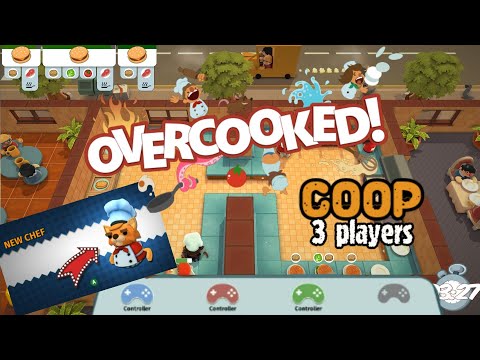 Overcooked cовместное прохождение #1 (Белка, Monster и Алеша).mp4