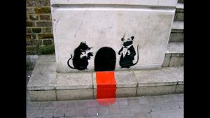 Работы неуловимого уличного художника Бэнкси (Banksy)