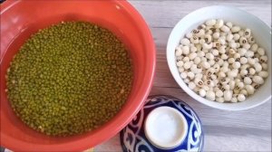 Машкичири простое сытное узбекское блюдо из зелёной фасоли Маш