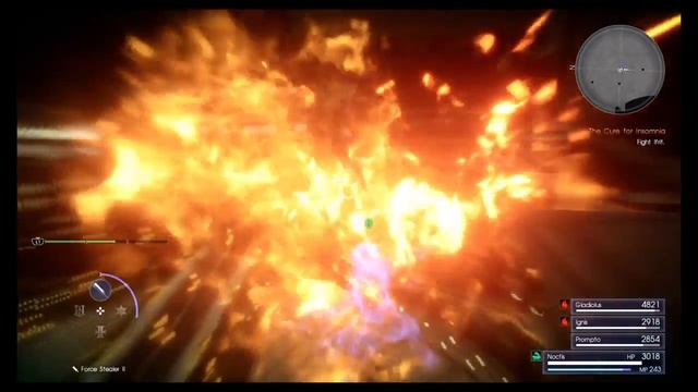 FINAL FANTASY XV Ifrit Battle