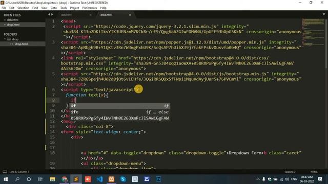 How To Show And Hide Input Fields Based On drop down menu
