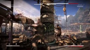 Mortal Kombat X Джонни Кейдж комбо  43% на кулачках