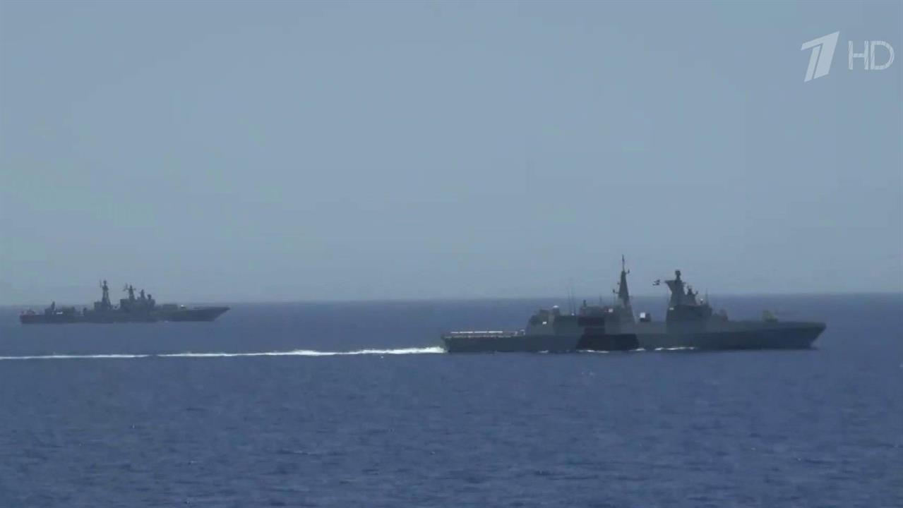 В Средиземном море проходят совместные учения Тихоокеанского флота и ВМС Египта