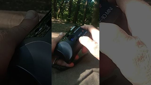 Olympus AF-10 MINI film camera Point and shoot. At the end of the video, a 6% discount смотреть онлайн