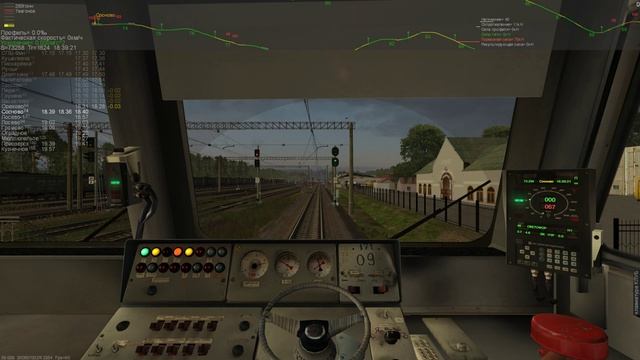 ZDSimulator.Пригородный электропоезд экспресс №6579 ЭД4 сообщением Санкт-Петербург-Кузнечное
