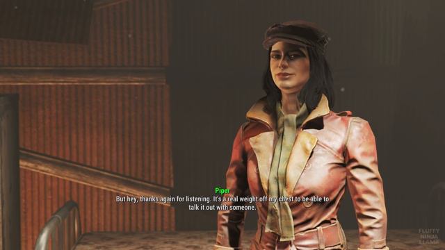 Fallout 4 - Piper Romance - Failed flirts and romance persuasion check смотреть онлайн